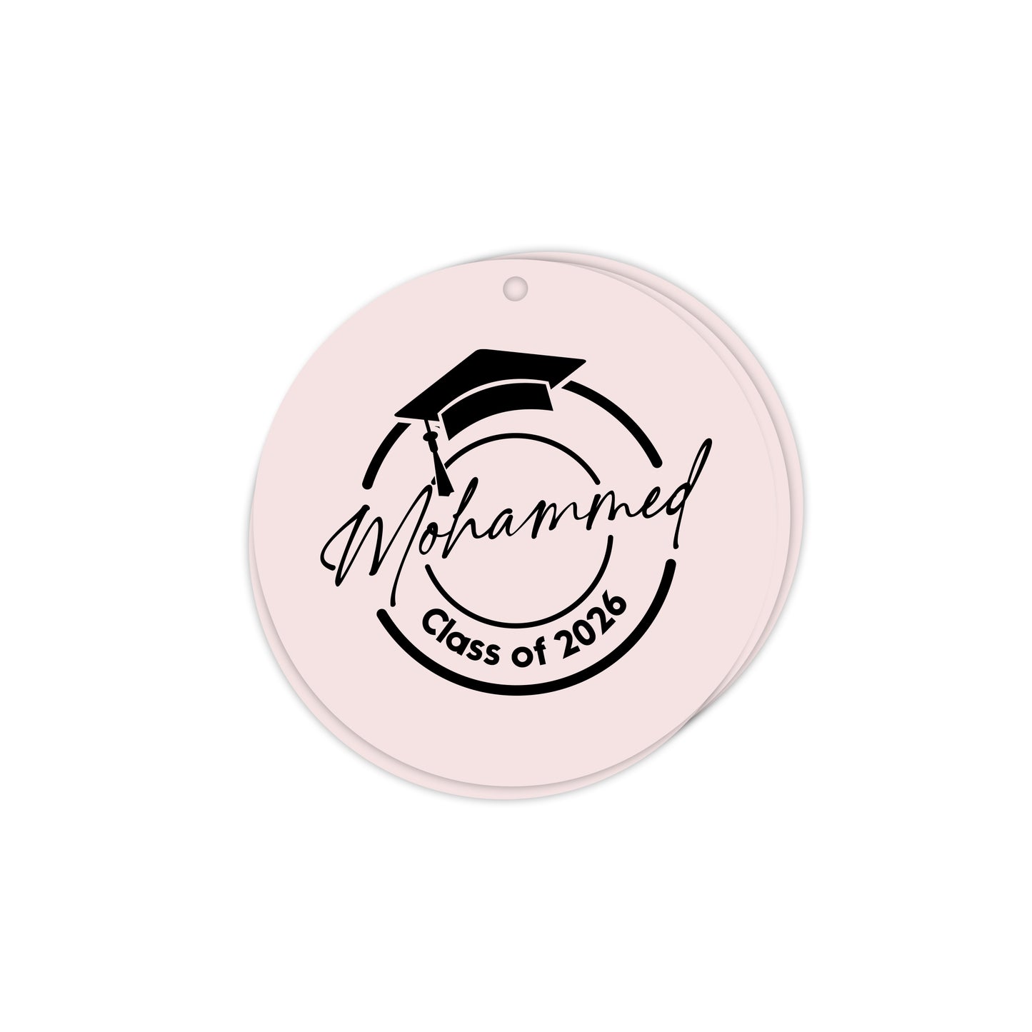 Circle Graduation Cards / Stickers D02