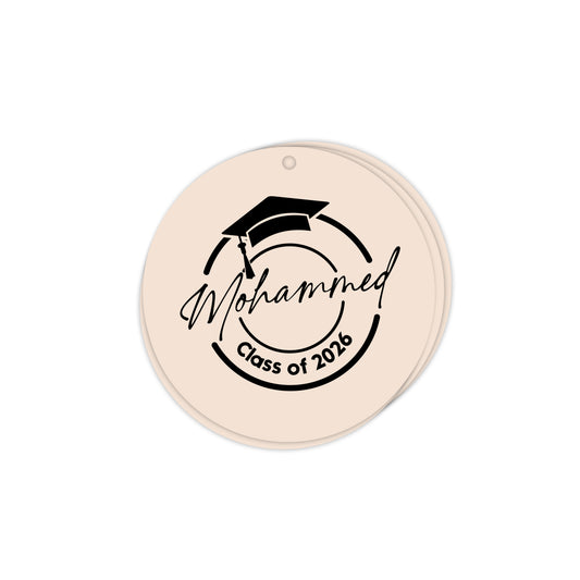 Circle Graduation Cards / Stickers D02