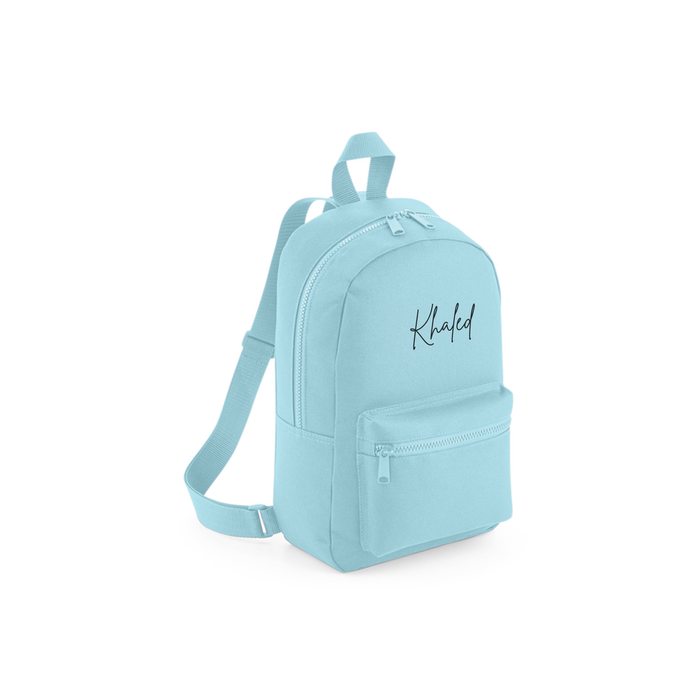 Light Blue Recycled Mini Backpack D03 – PRINTERY