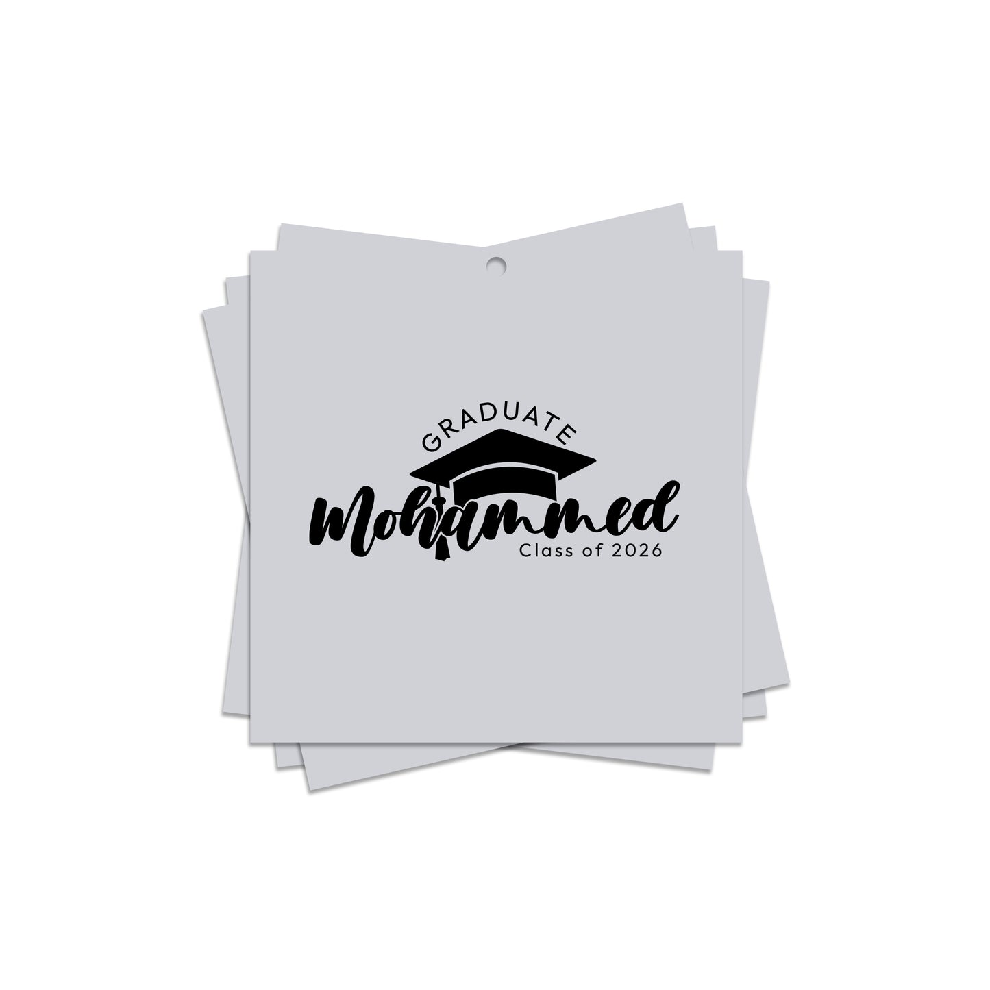Square Graduation Cards / Stickers D03