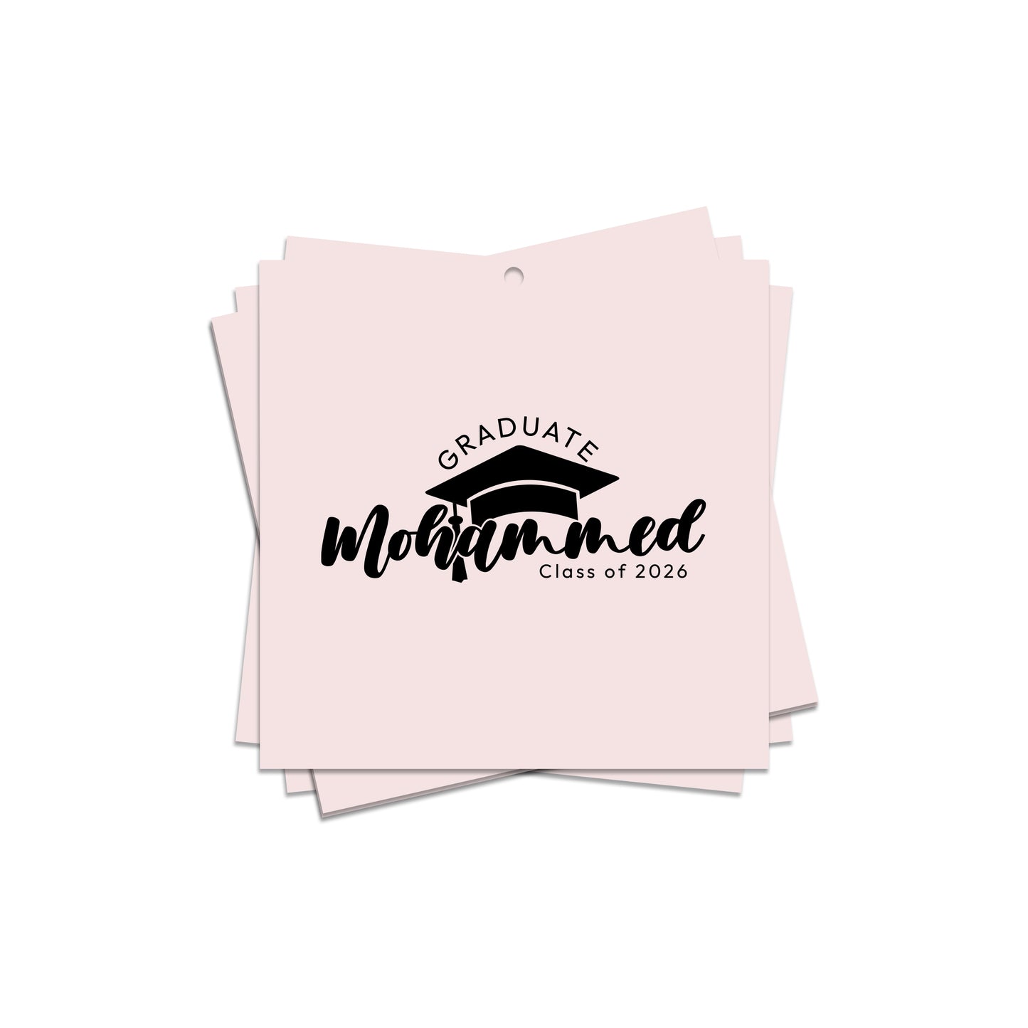 Square Graduation Cards / Stickers D03