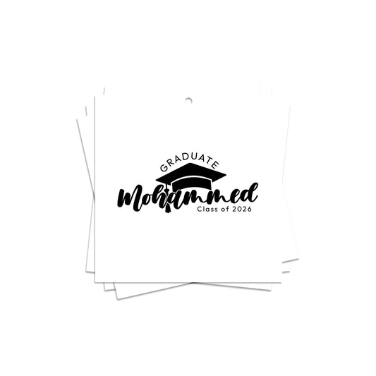 Square Graduation Cards / Stickers D03