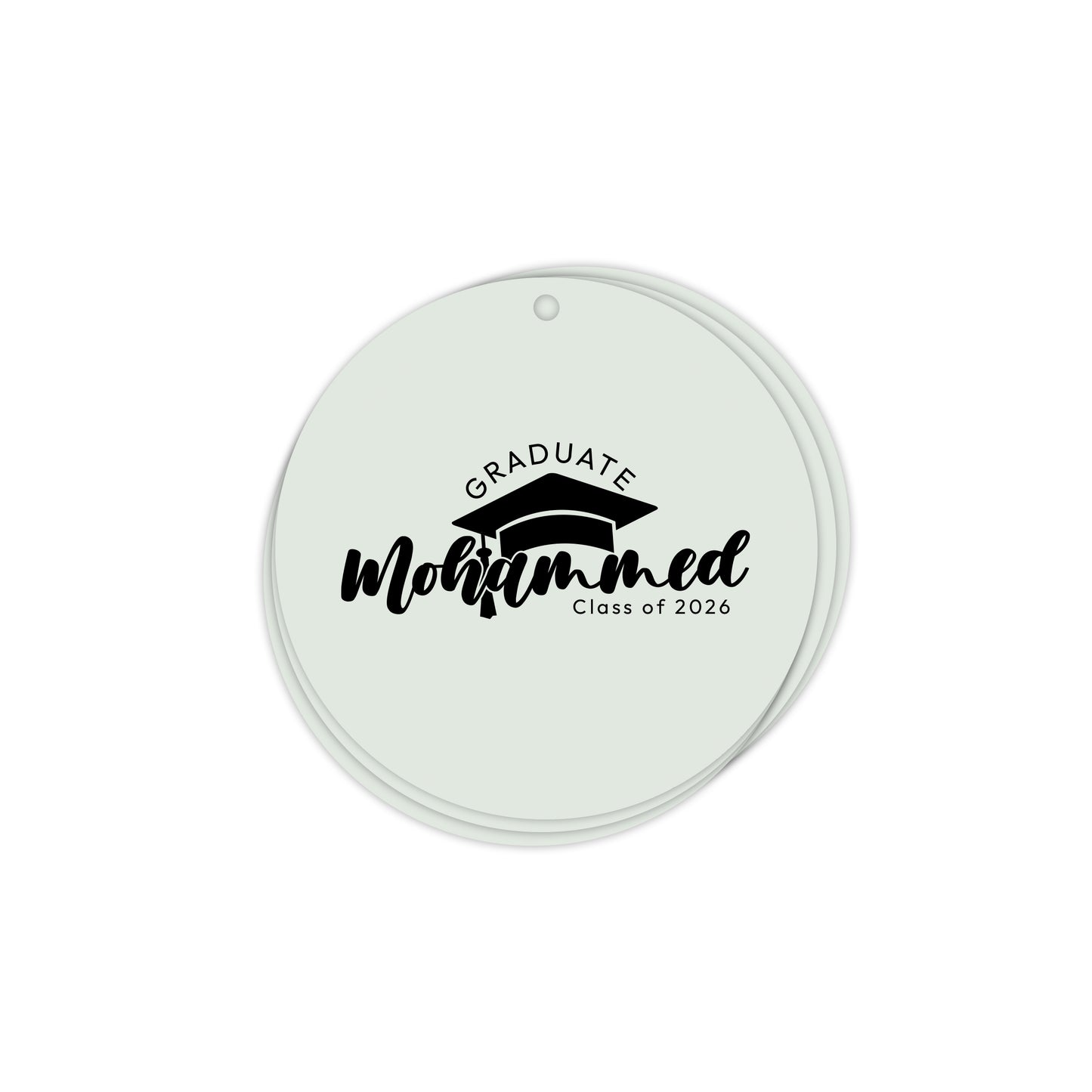 Circle Graduation Cards / Stickers D03