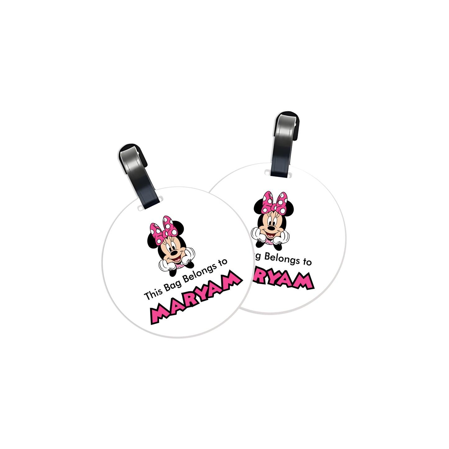 Minnie Mouse Travel Tags D04