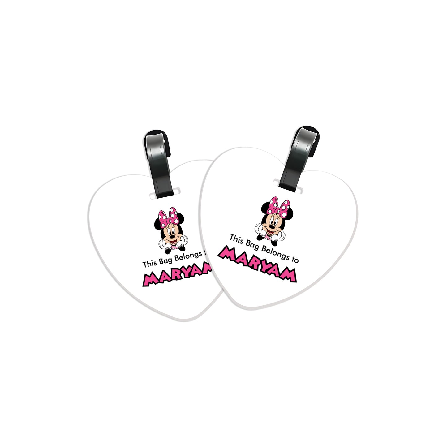Minnie Mouse Travel Tags D04