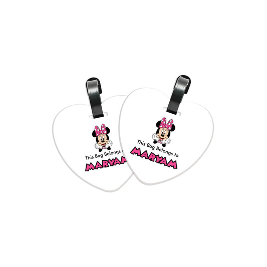 Minnie Mouse Travel Tags D04