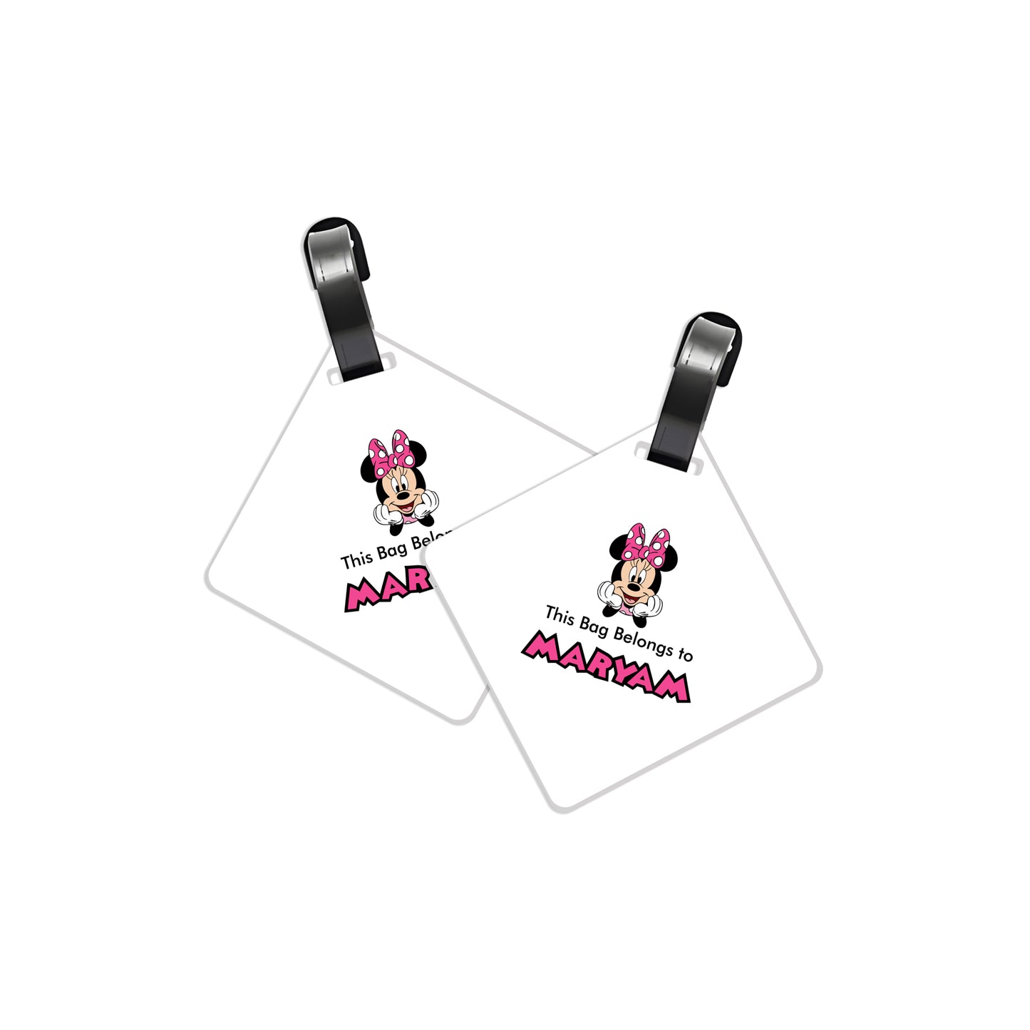 Minnie Mouse Travel Tags D04