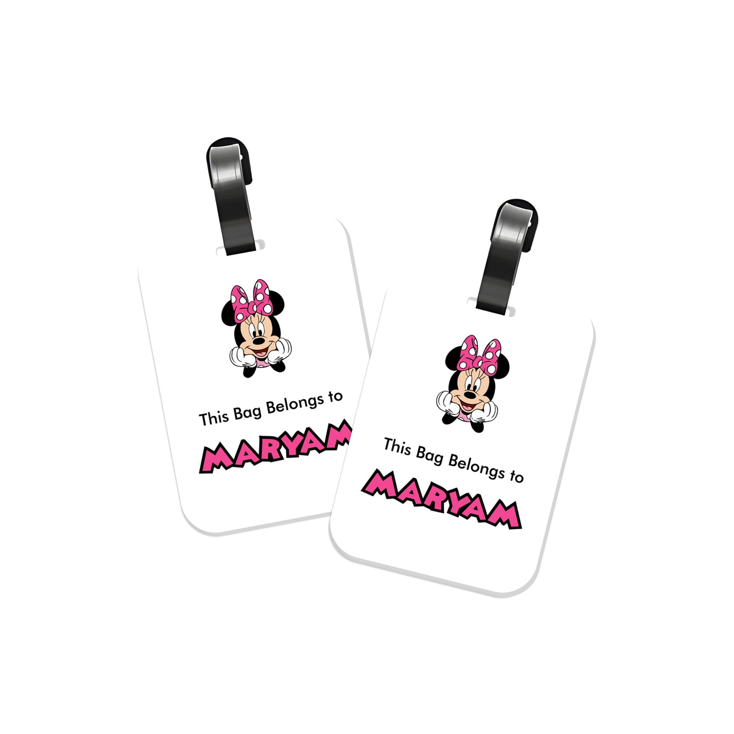 Minnie Mouse Travel Tags D04