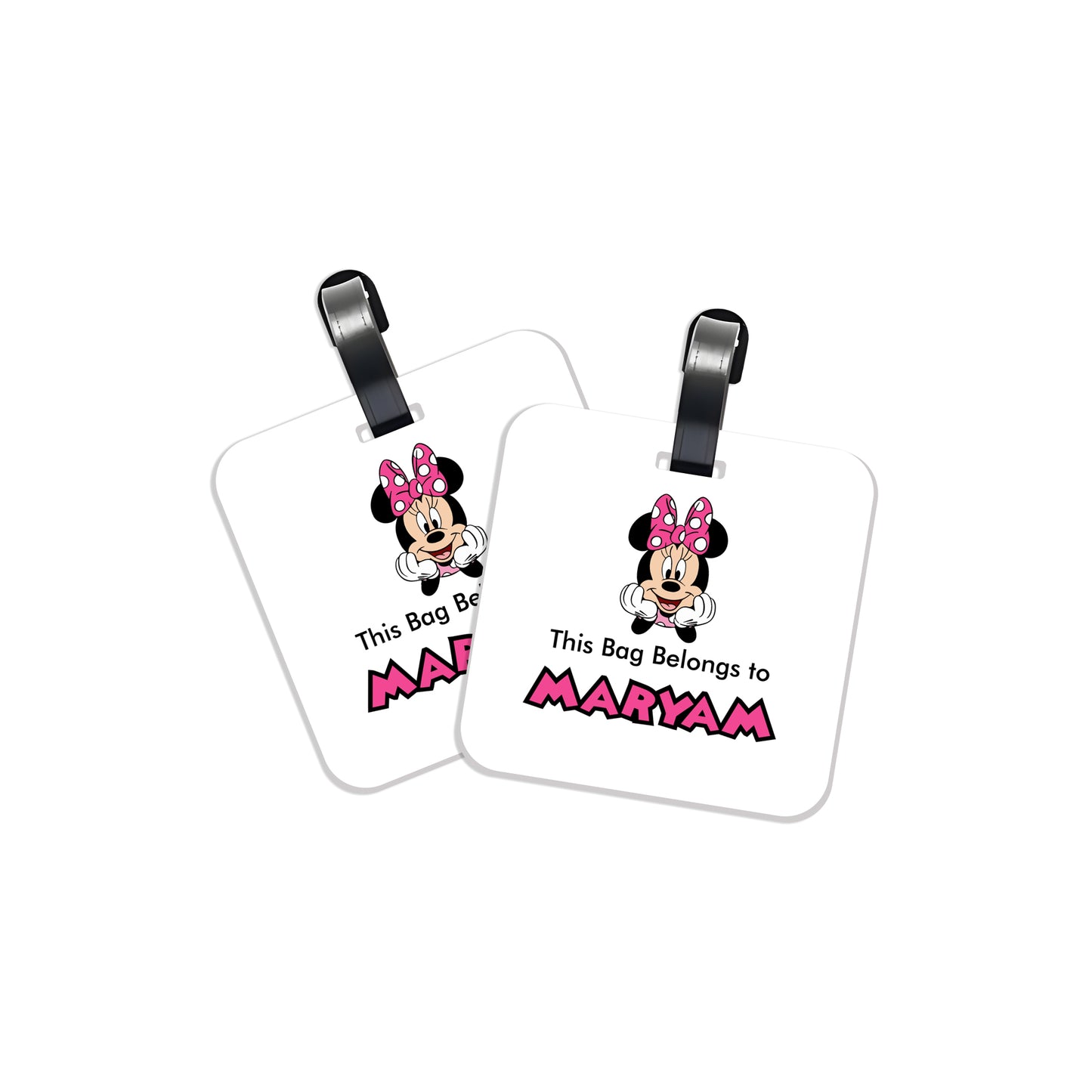 Minnie Mouse Travel Tags D04