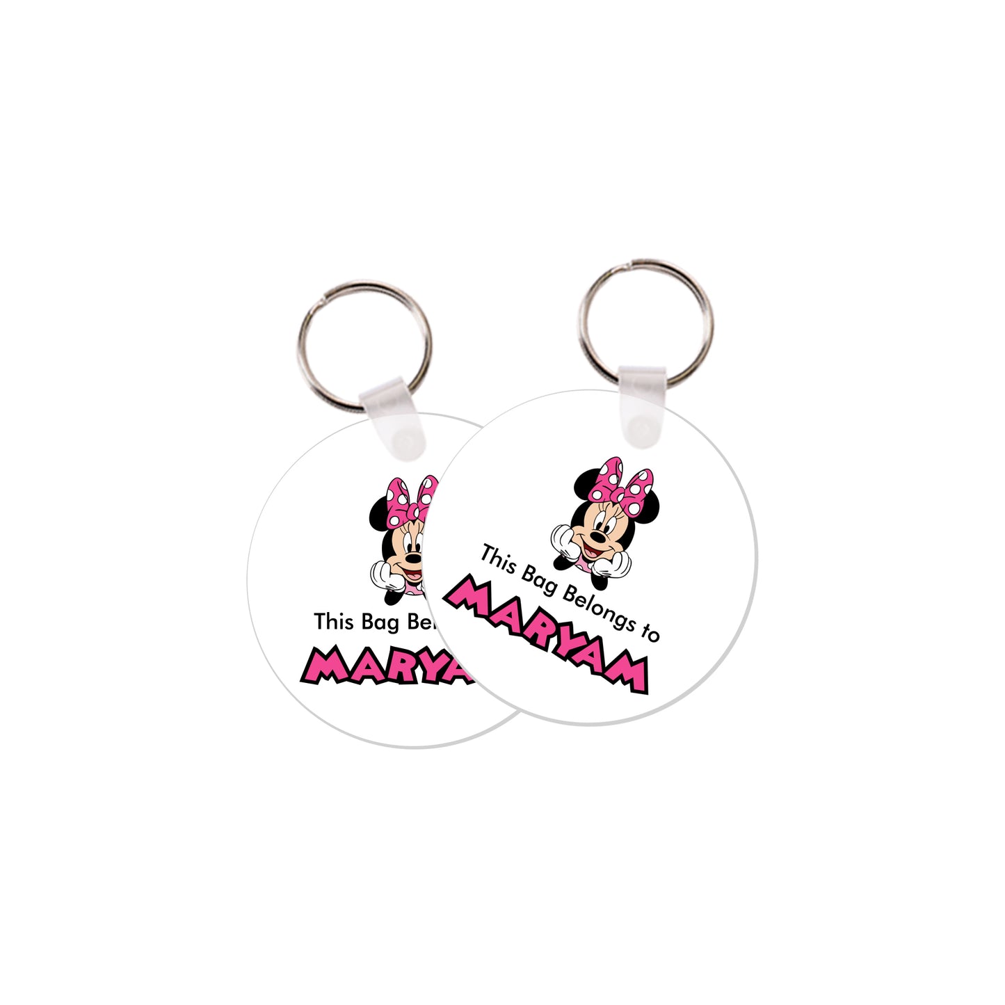 Minnie Mouse Travel Tags D04
