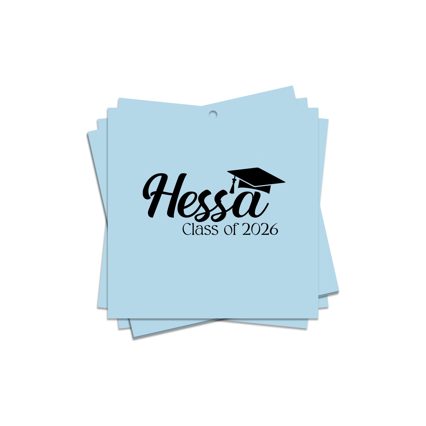 Square Graduation Cards / Stickers D04
