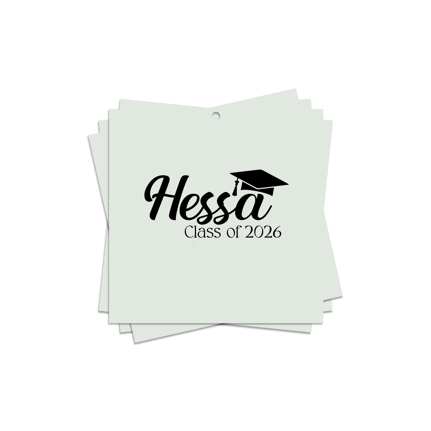 Square Graduation Cards / Stickers D04