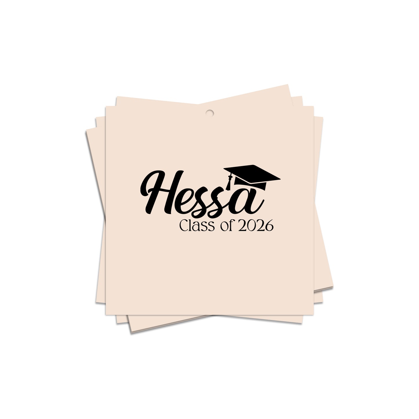 Square Graduation Cards / Stickers D04