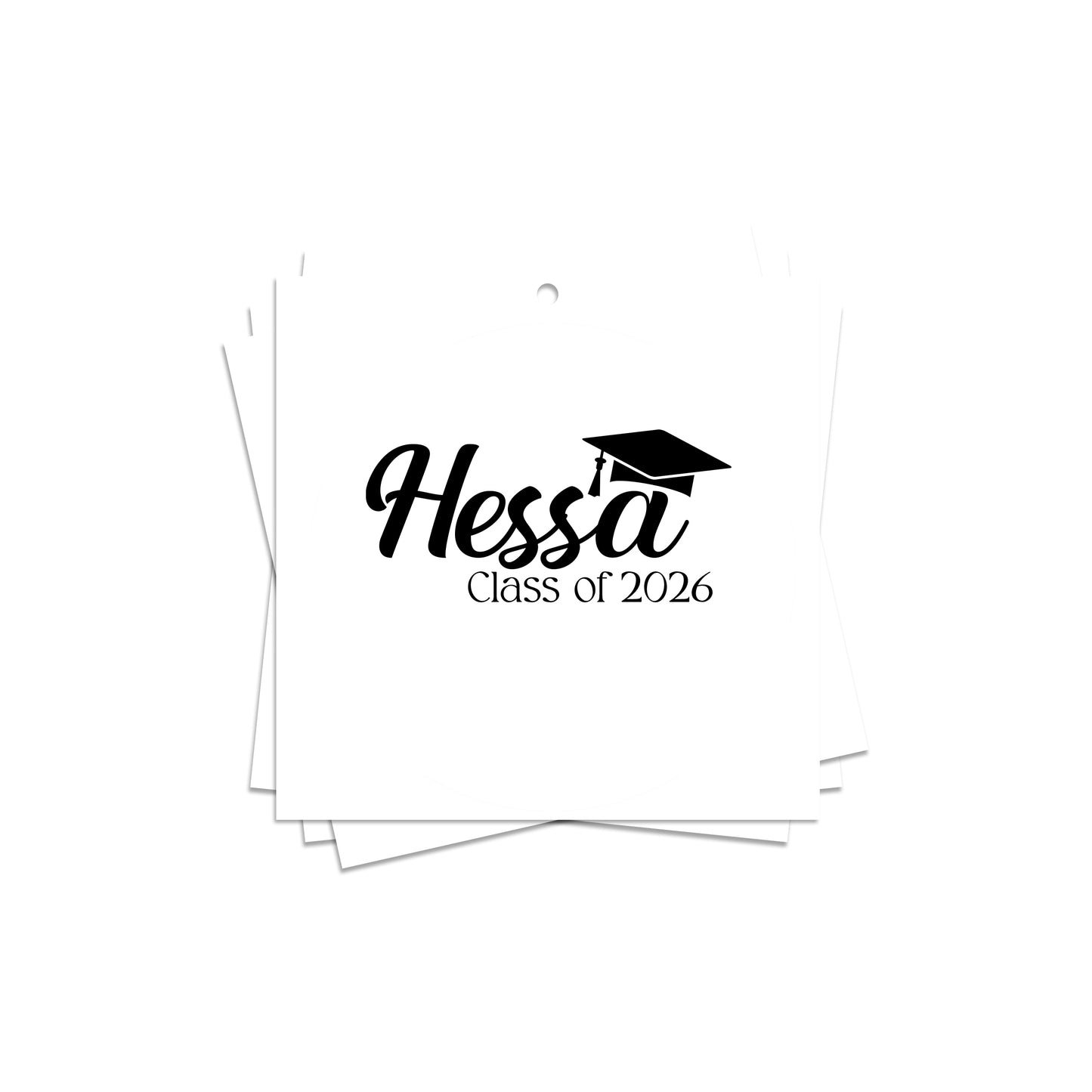 Square Graduation Cards / Stickers D04