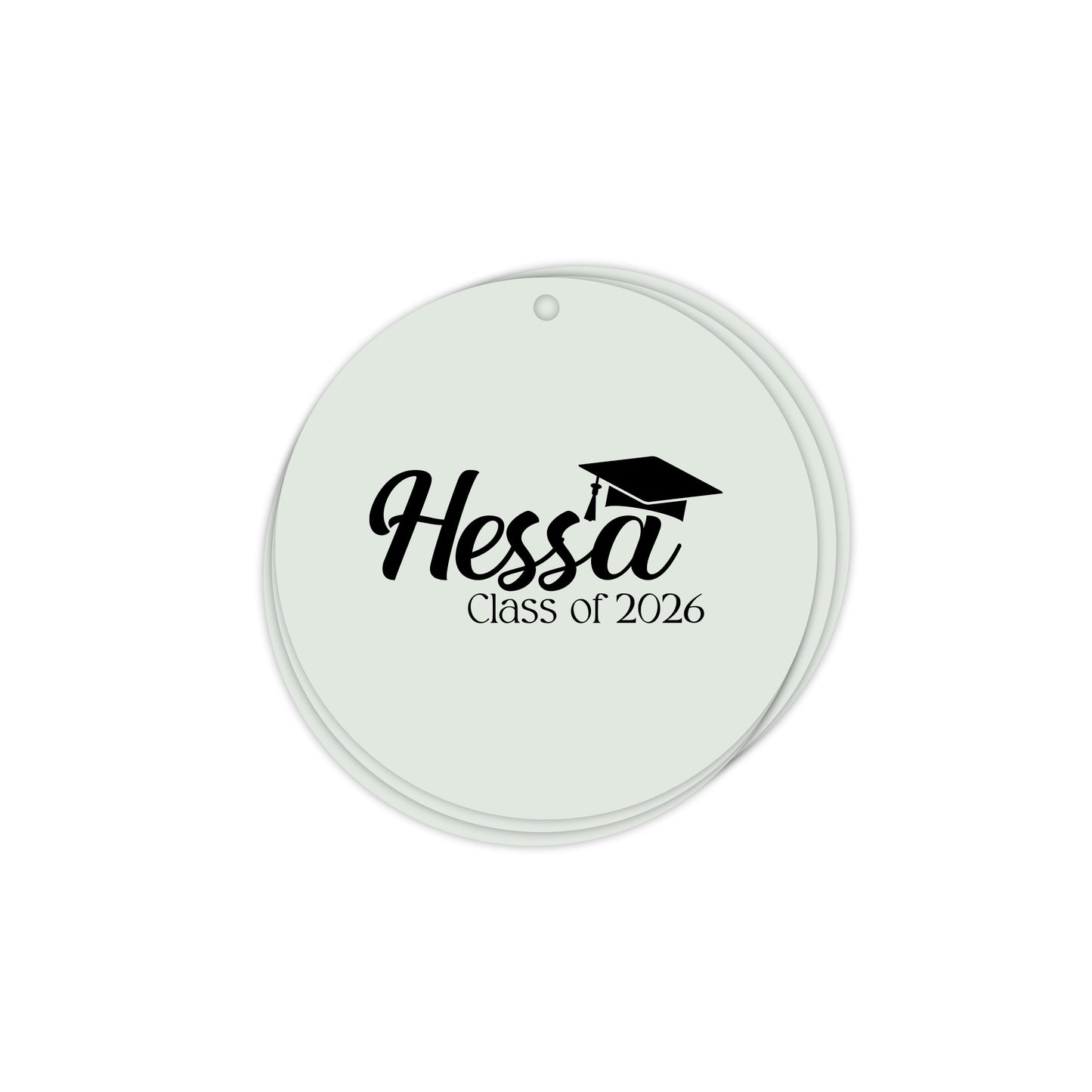 Circle Graduation Cards / Stickers D04