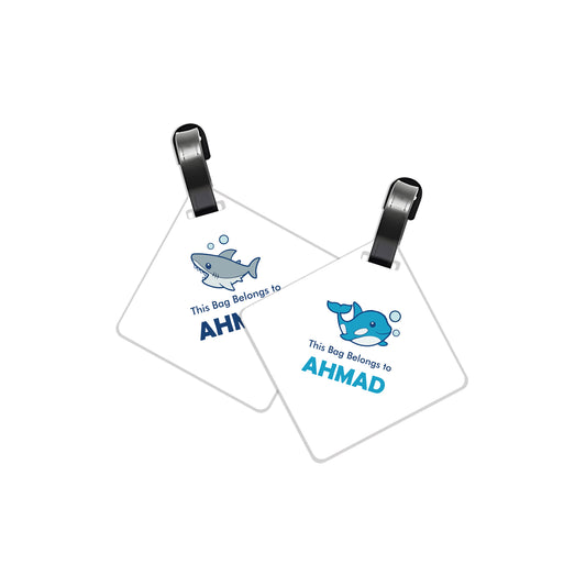 Shark Travel Tags D10