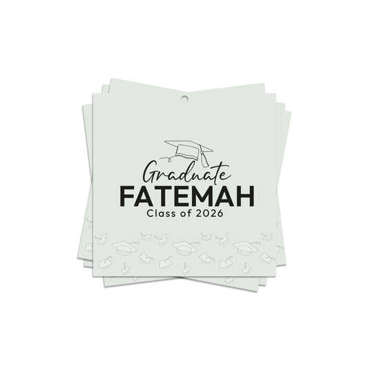 Square Graduation Cards / Stickers D01