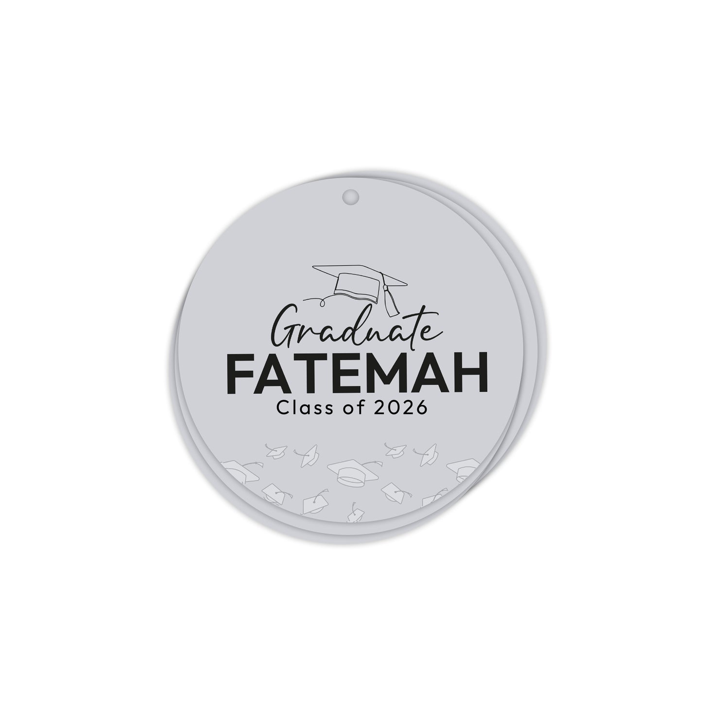 Circle Graduation Cards / Stickers D01