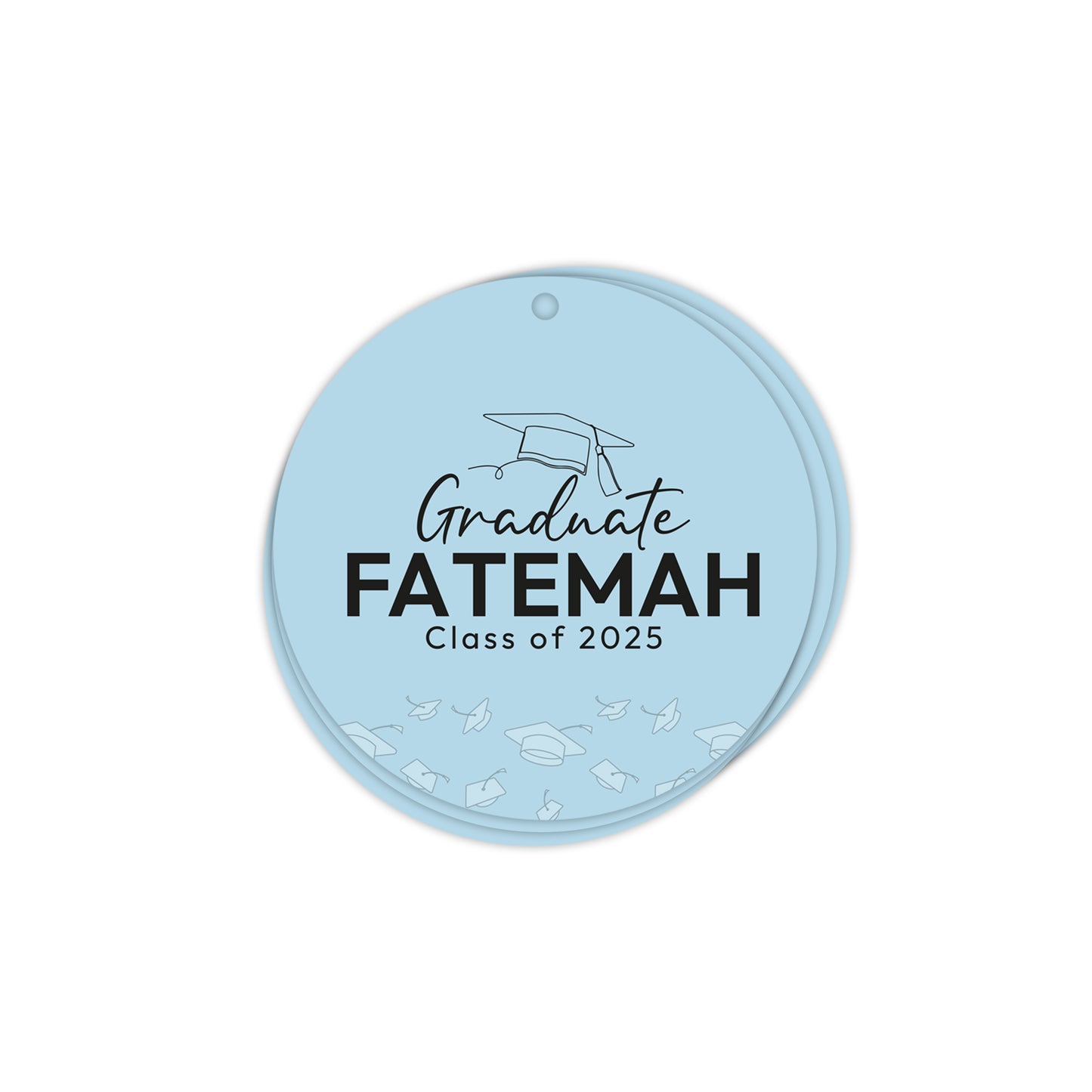 Circle Graduation Cards / Stickers D01