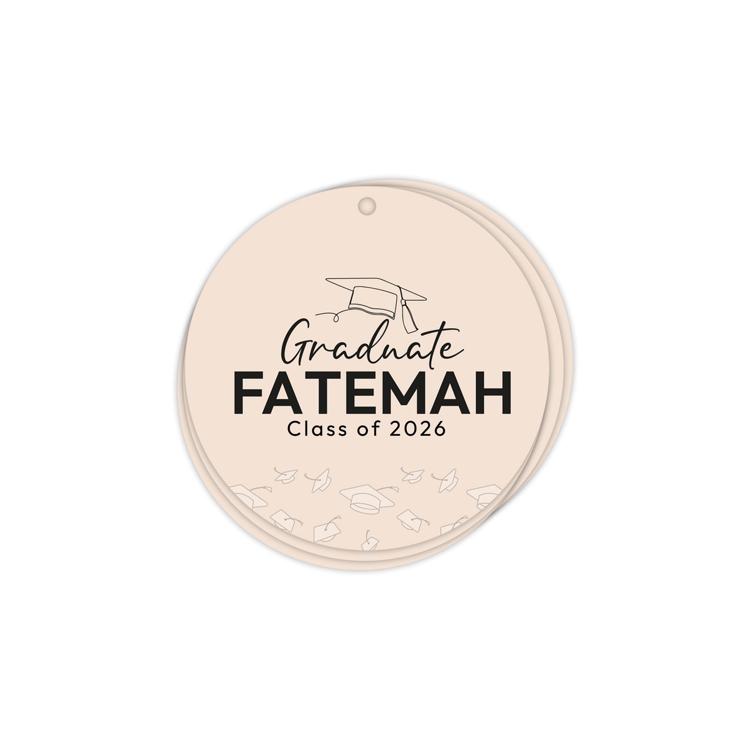 Circle Graduation Cards / Stickers D01