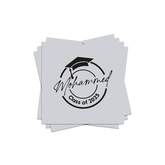 Square Graduation Cards / Stickers D02