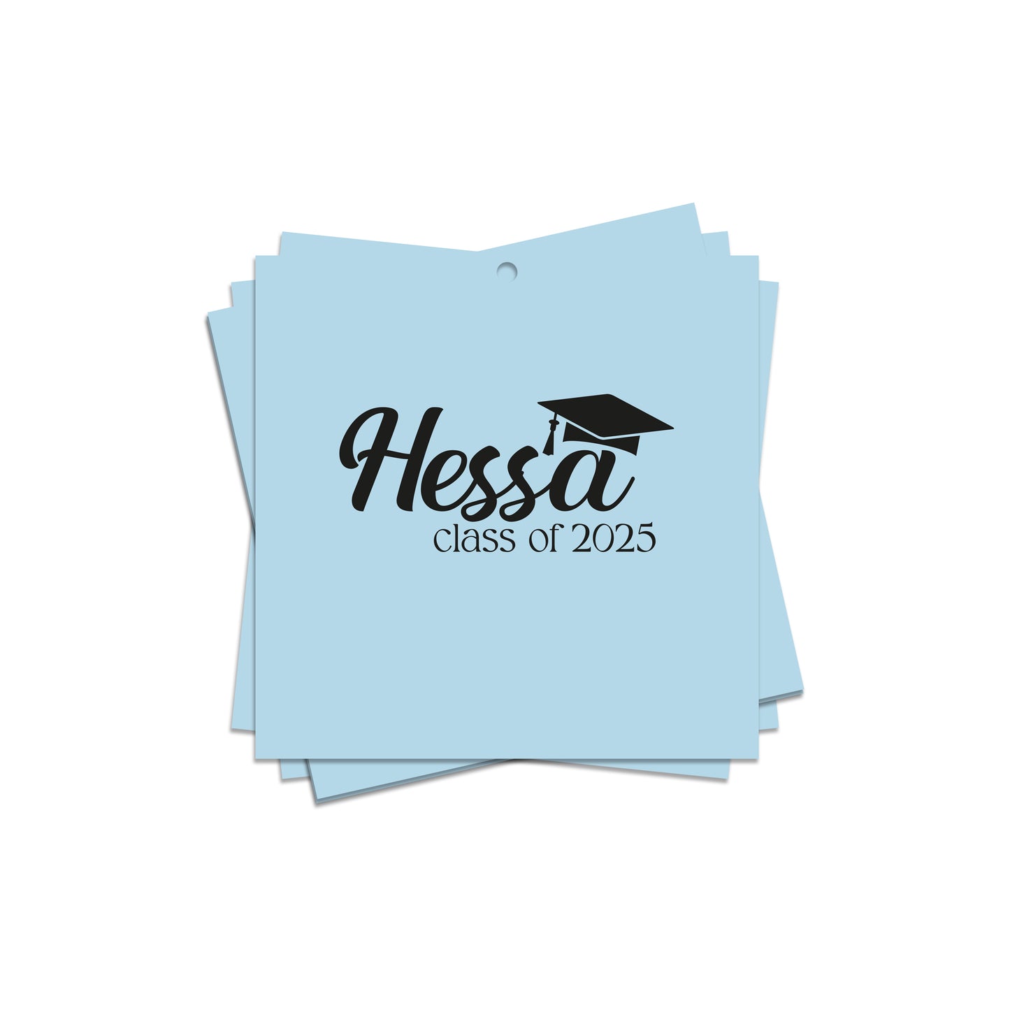Square Graduation Cards / Stickers D04