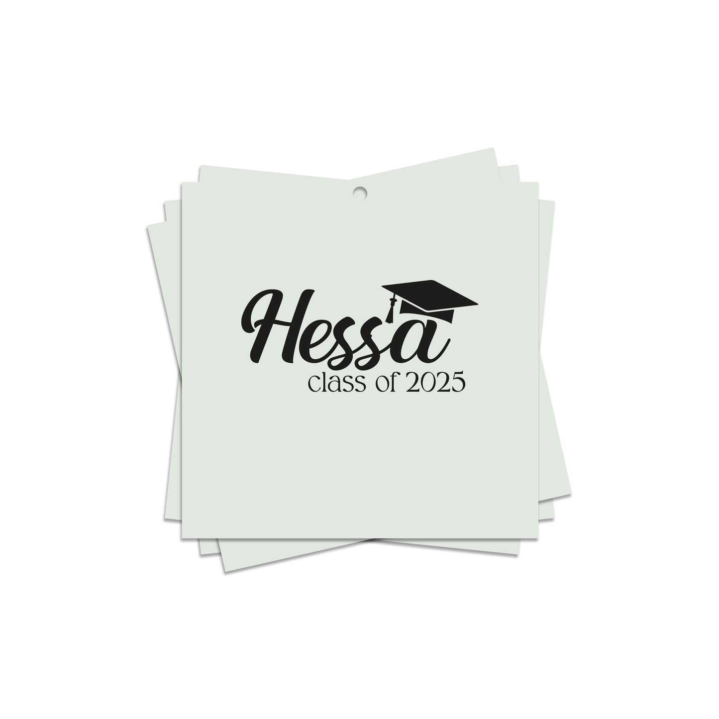 Square Graduation Cards / Stickers D04