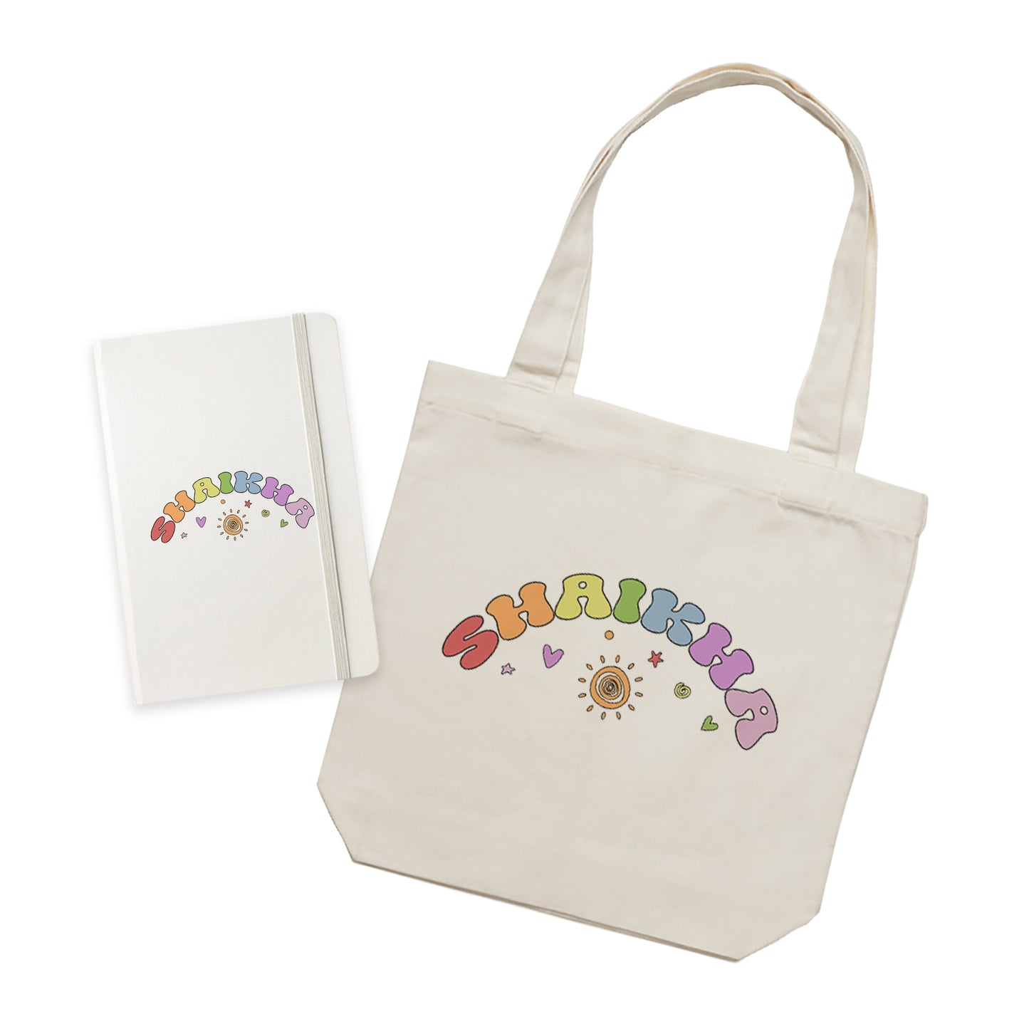 Tote bag & Notebook Gift Set D683