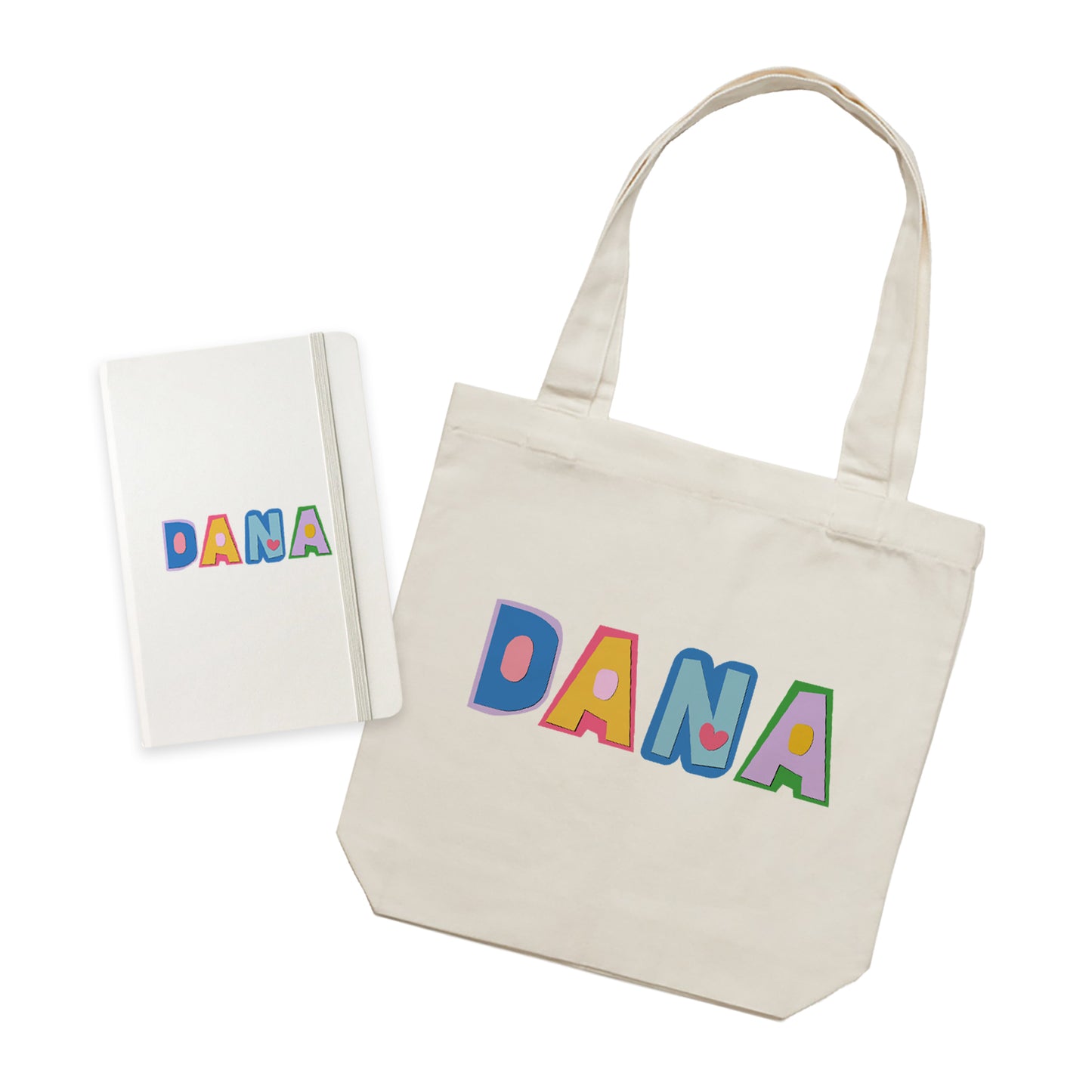 Tote bag & Notebook Gift Set D684