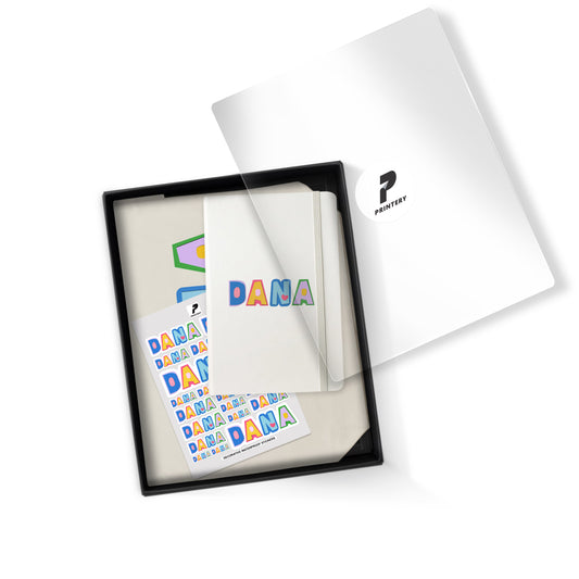 Tote bag, Notebook & Sticker Gift Set D684