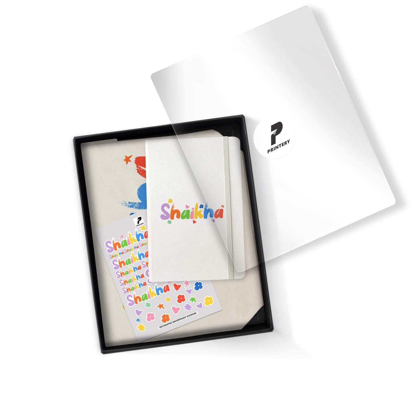 Tote bag, Notebook & Sticker Gift Set D685