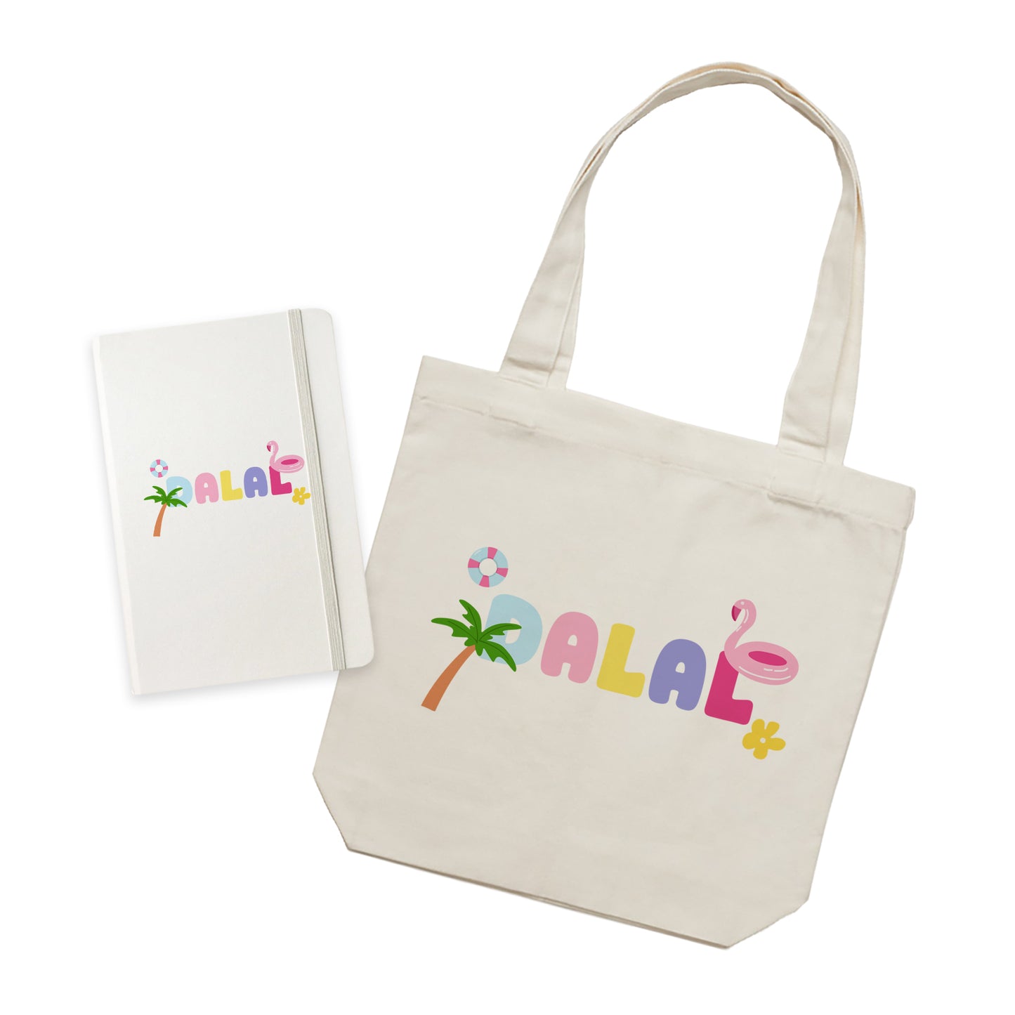Tote bag & Notebook Gift Set D687