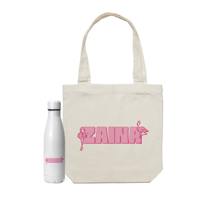 Tote bag & Bottle Gift Set D697
