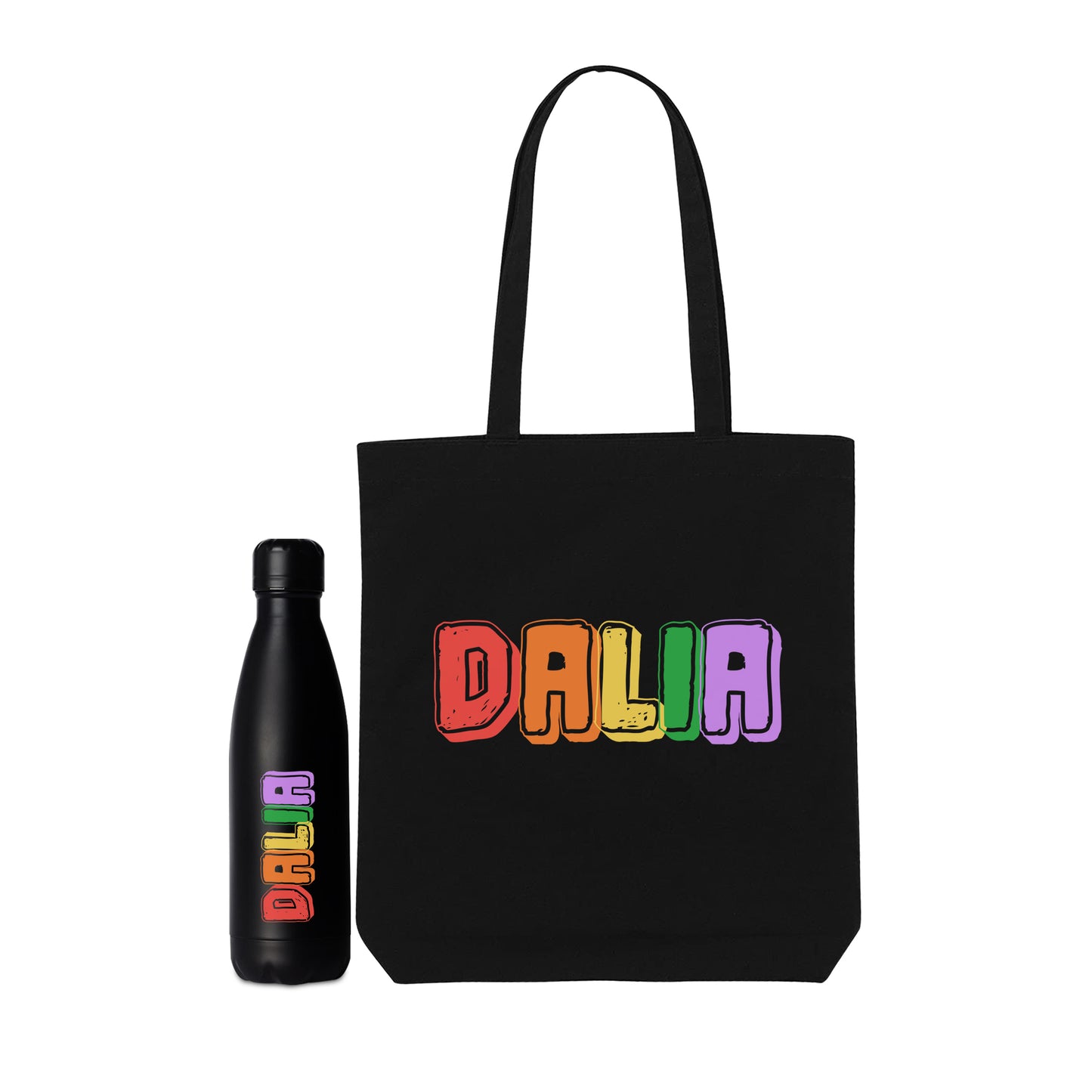 Tote bag & Bottle Gift Set D701