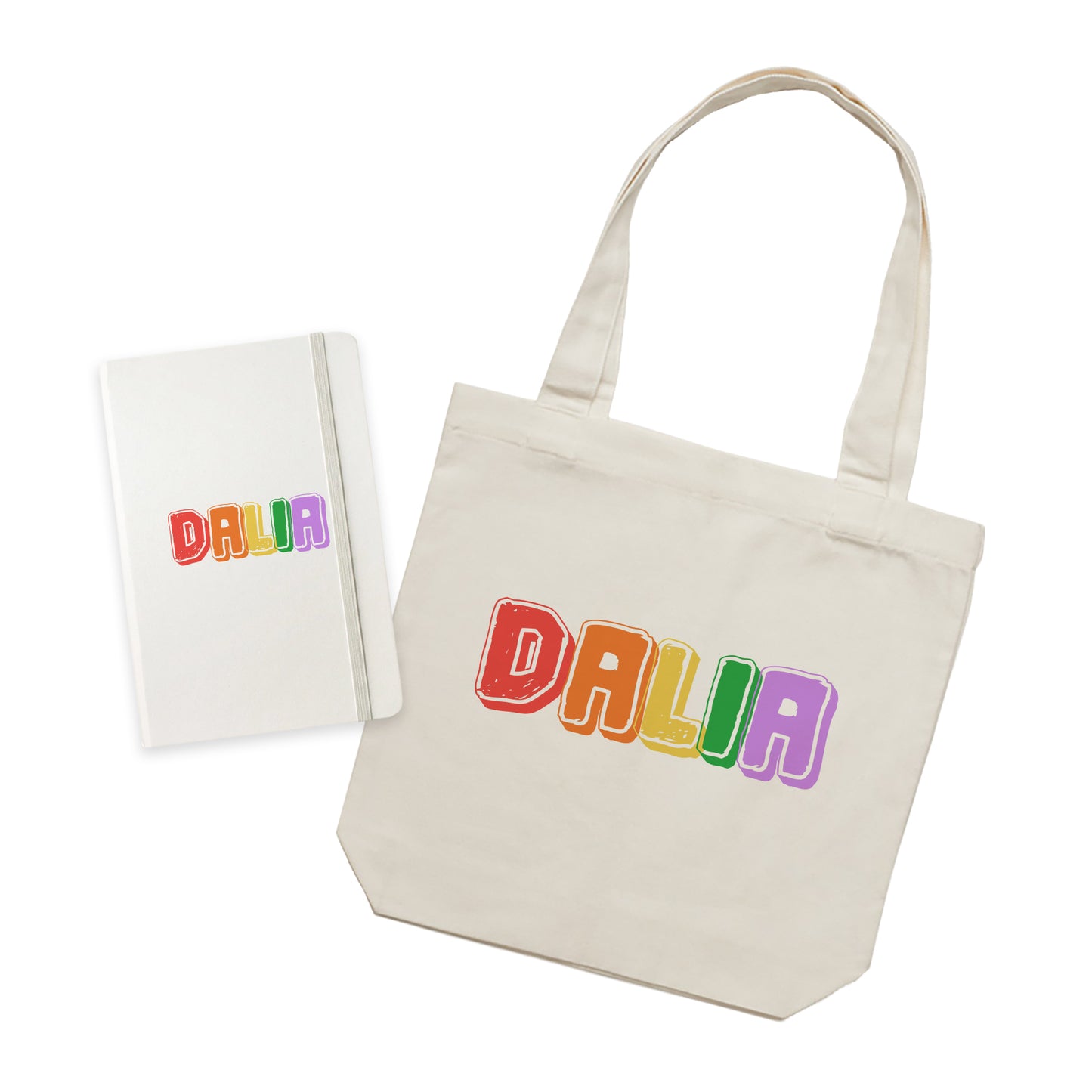 Tote bag & Notebook Gift Set D701