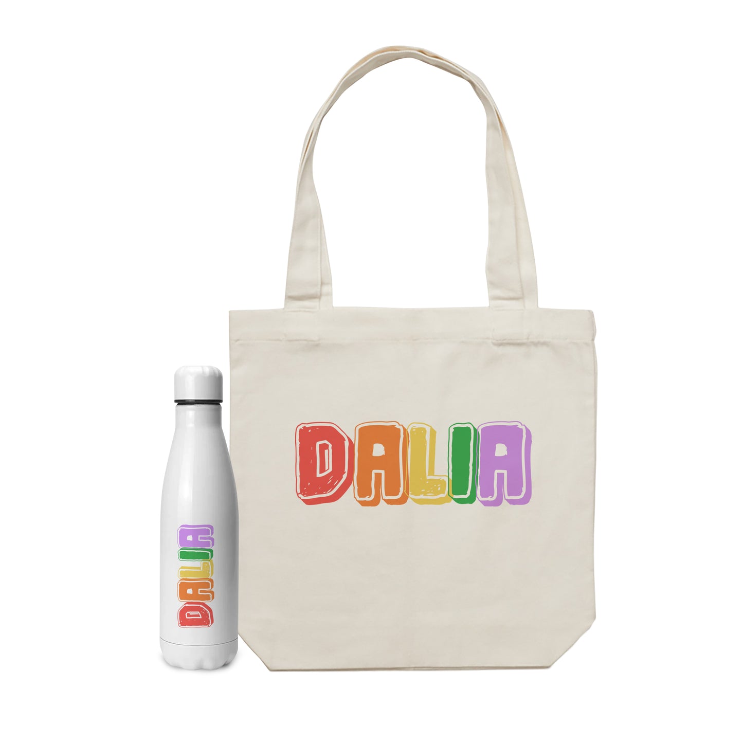 Tote bag & Bottle Gift Set D701