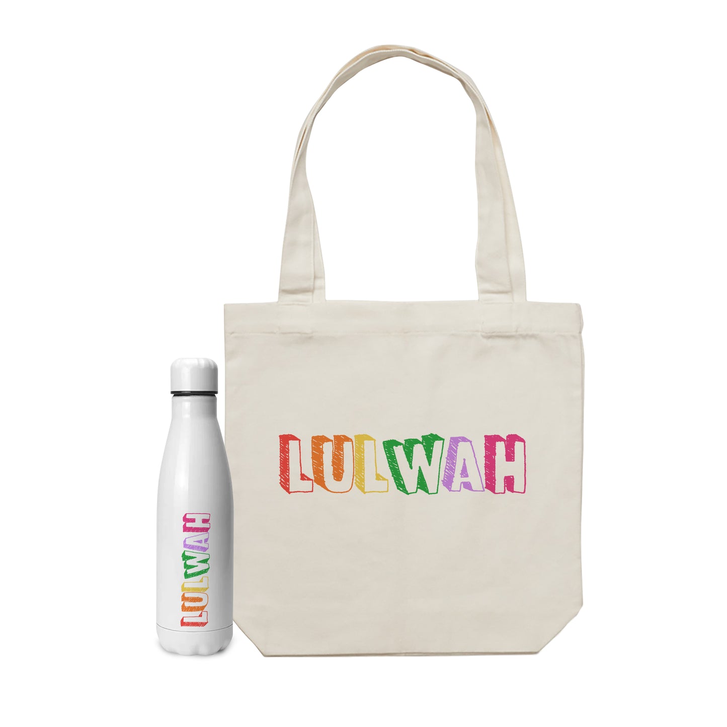 Tote bag & Bottle Gift Set D702