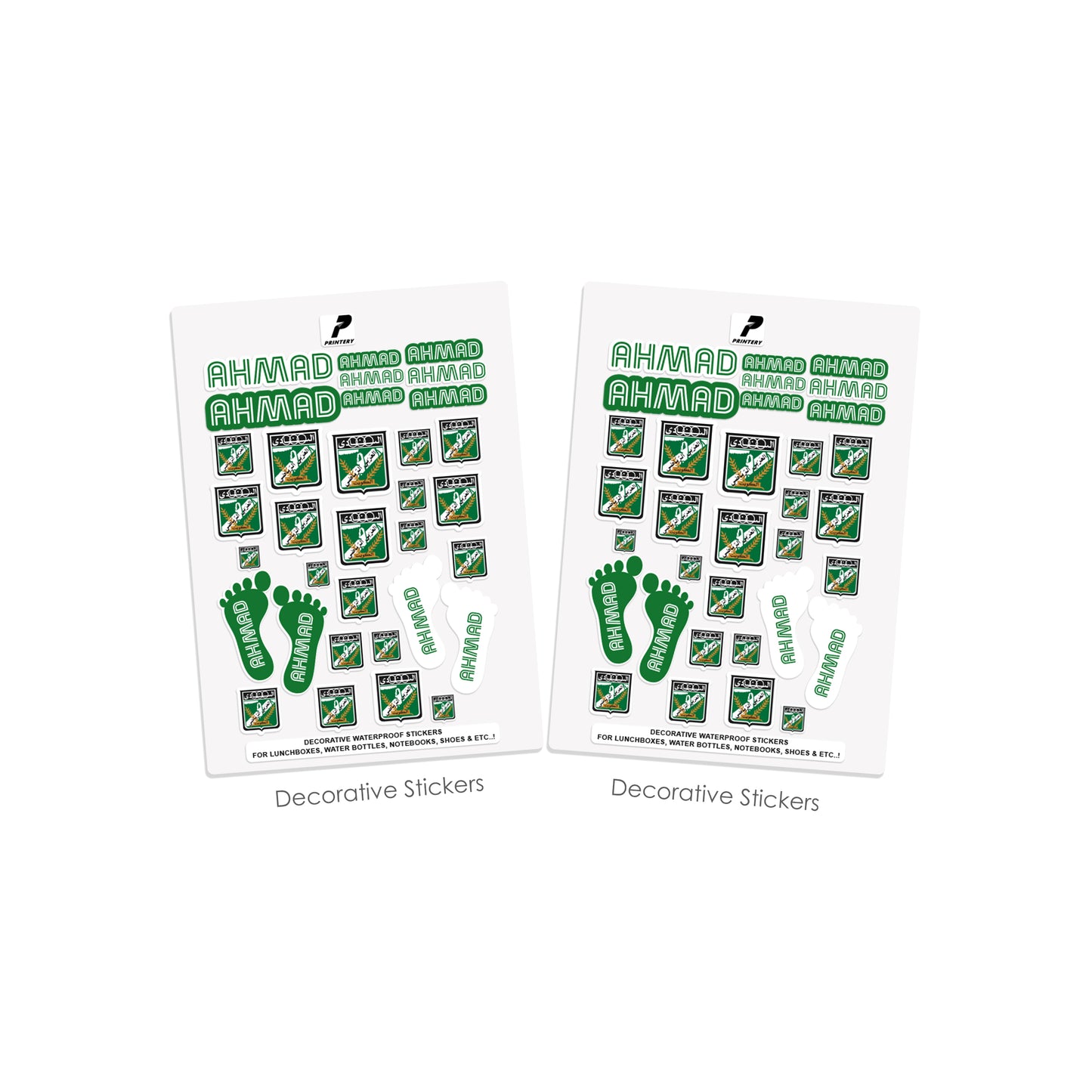 School Label Stickers Pack D128 - Al Arabi