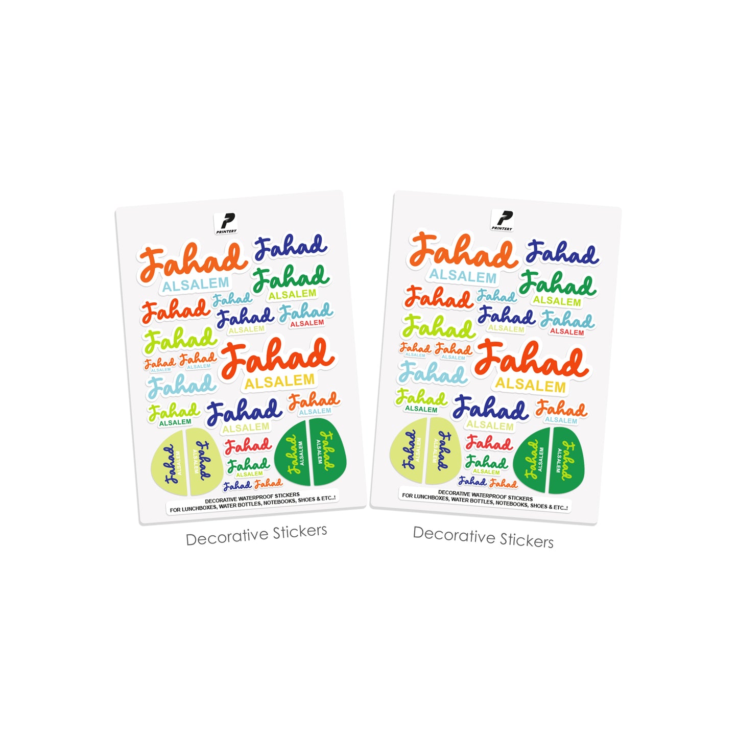School Label Stickers Pack D173 - Boy