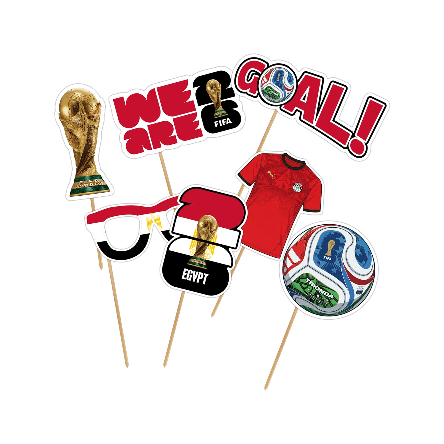 Egypt World Cup Photo Props
