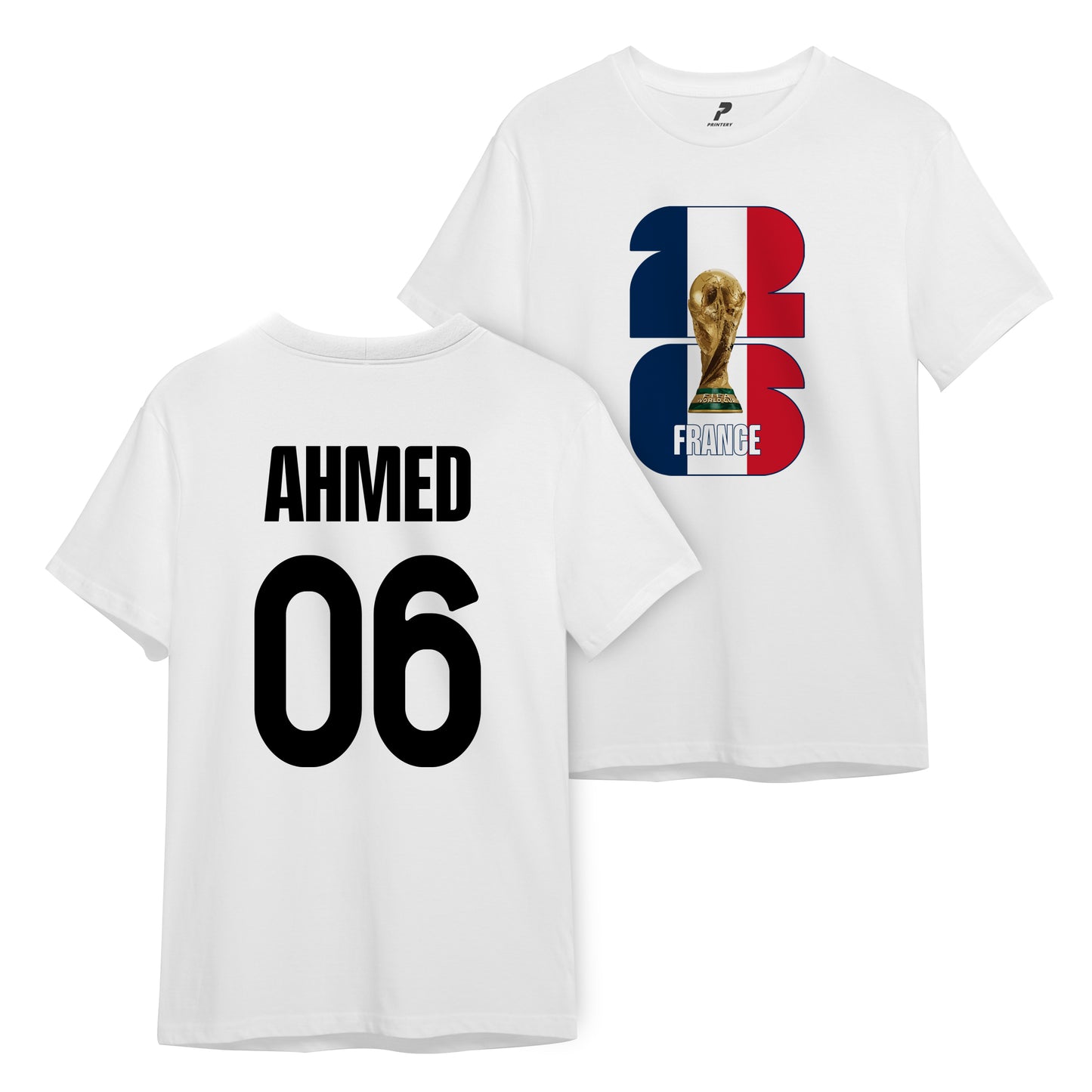 France Customized T-Shirt WCD02