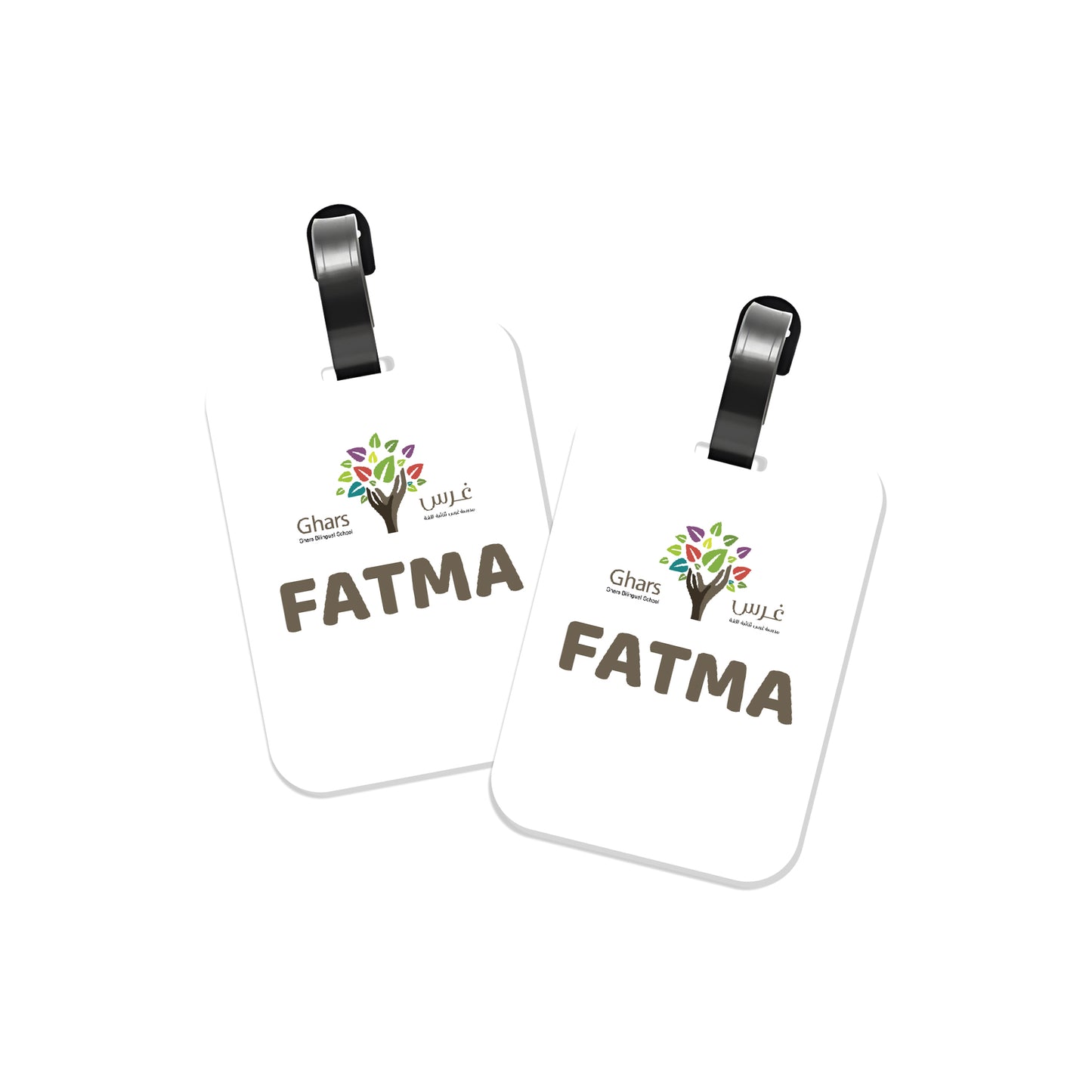 Ghars School Logo Tags