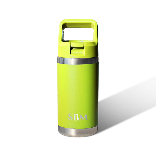 Custom Engraved Green Vacuum Bottle