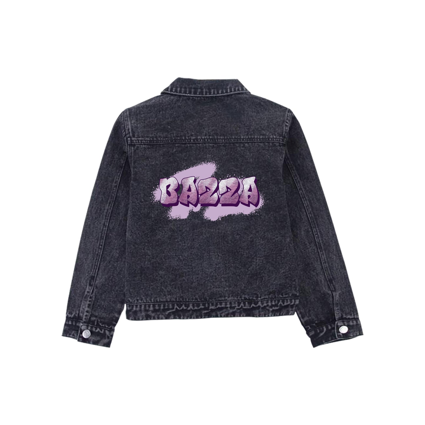 Black Denim Jacket Graffiti