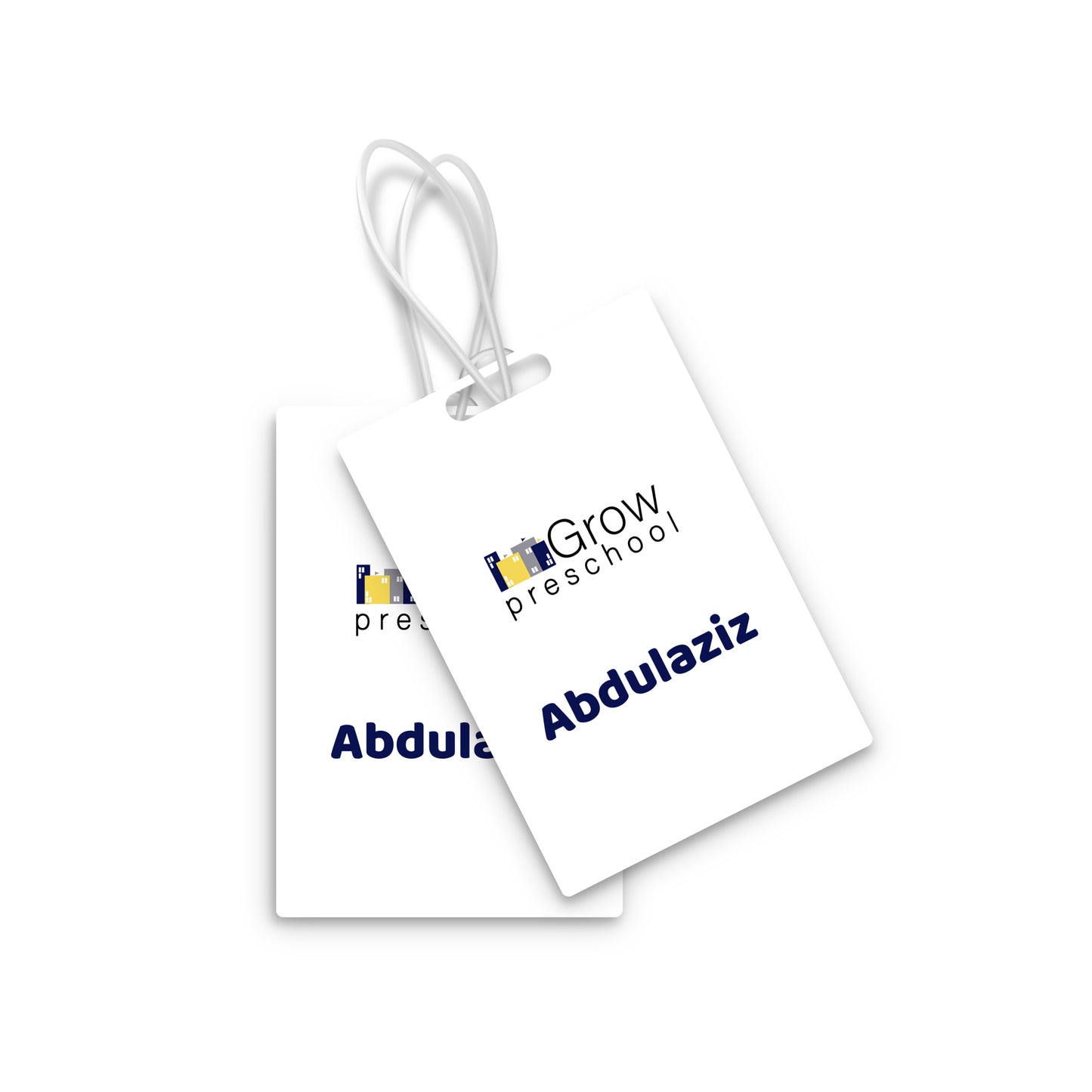 Grow Pre-School Logo Tags