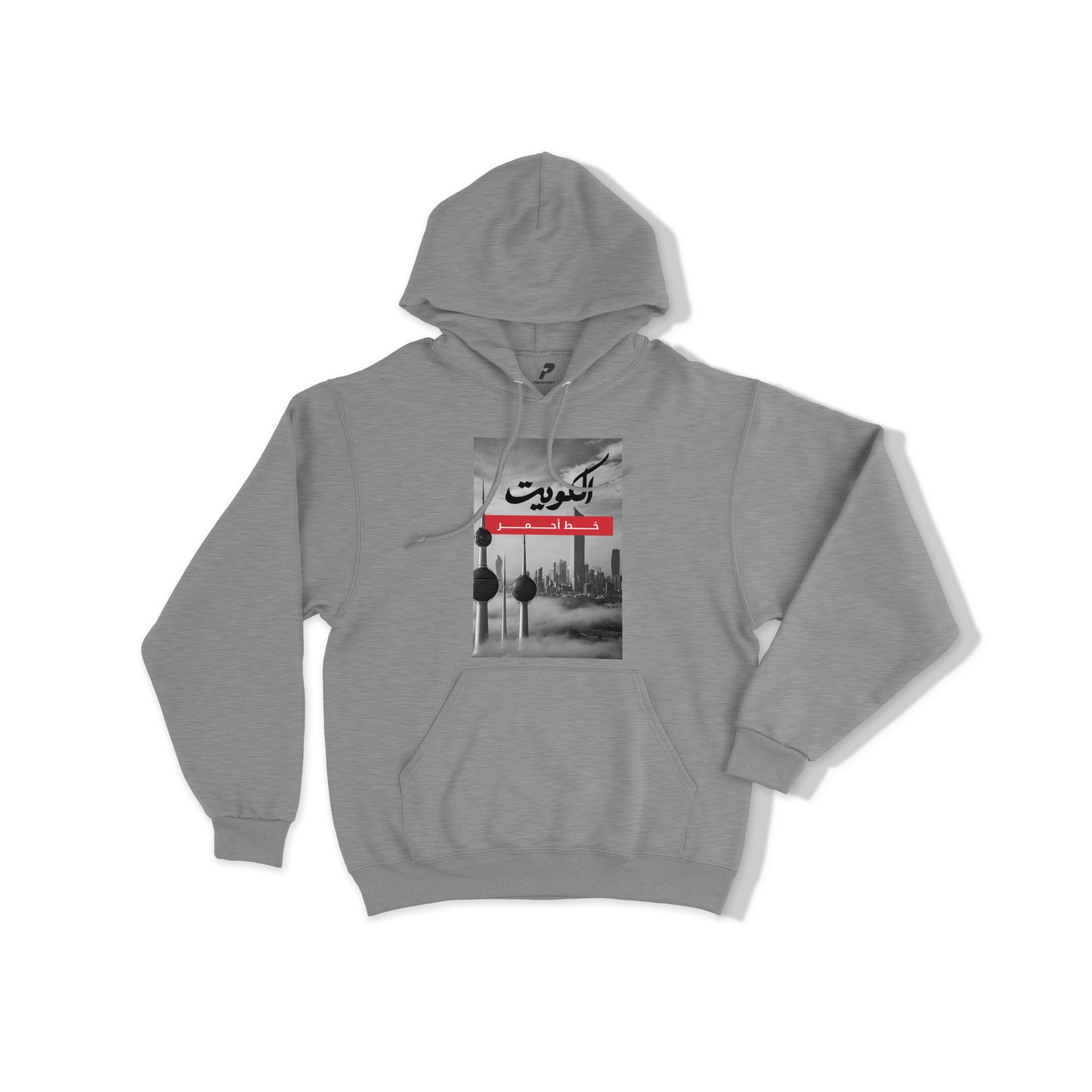 Kuwait Hoodie 02 خط أحمر