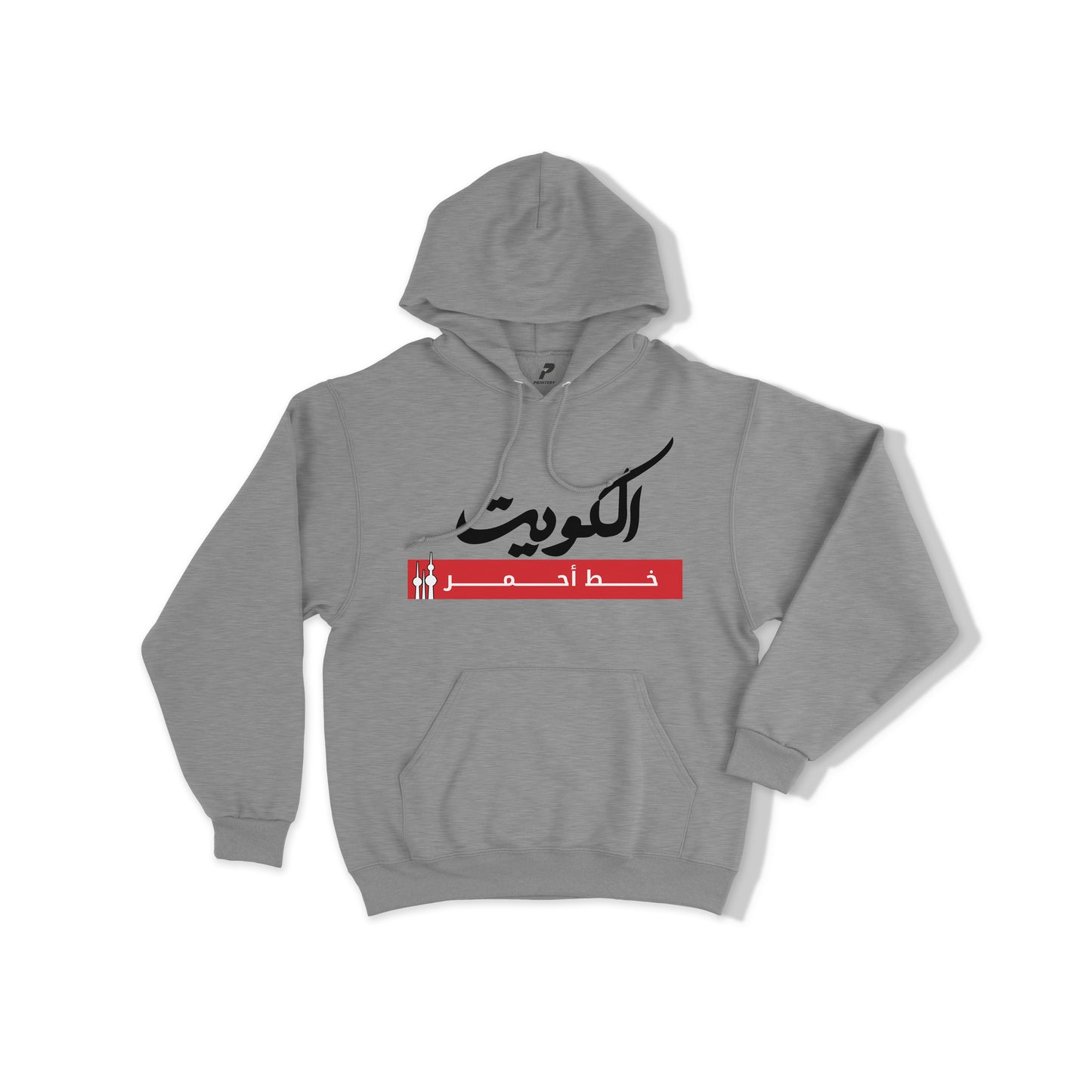 Kuwait Hoodie 01 خط أحمر