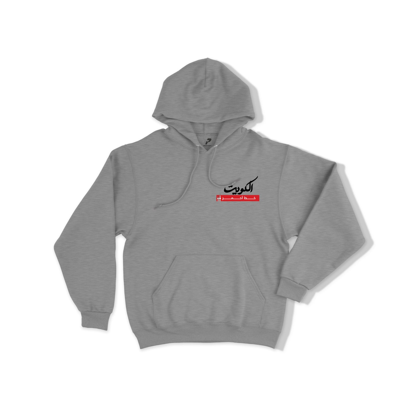 Kuwait Hoodie 01 خط أحمر