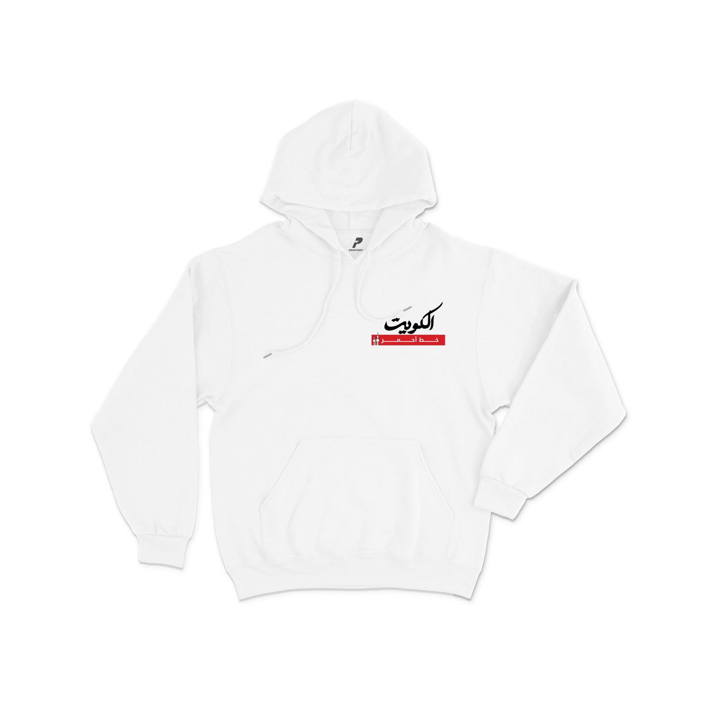 Kuwait Hoodie 01 خط أحمر