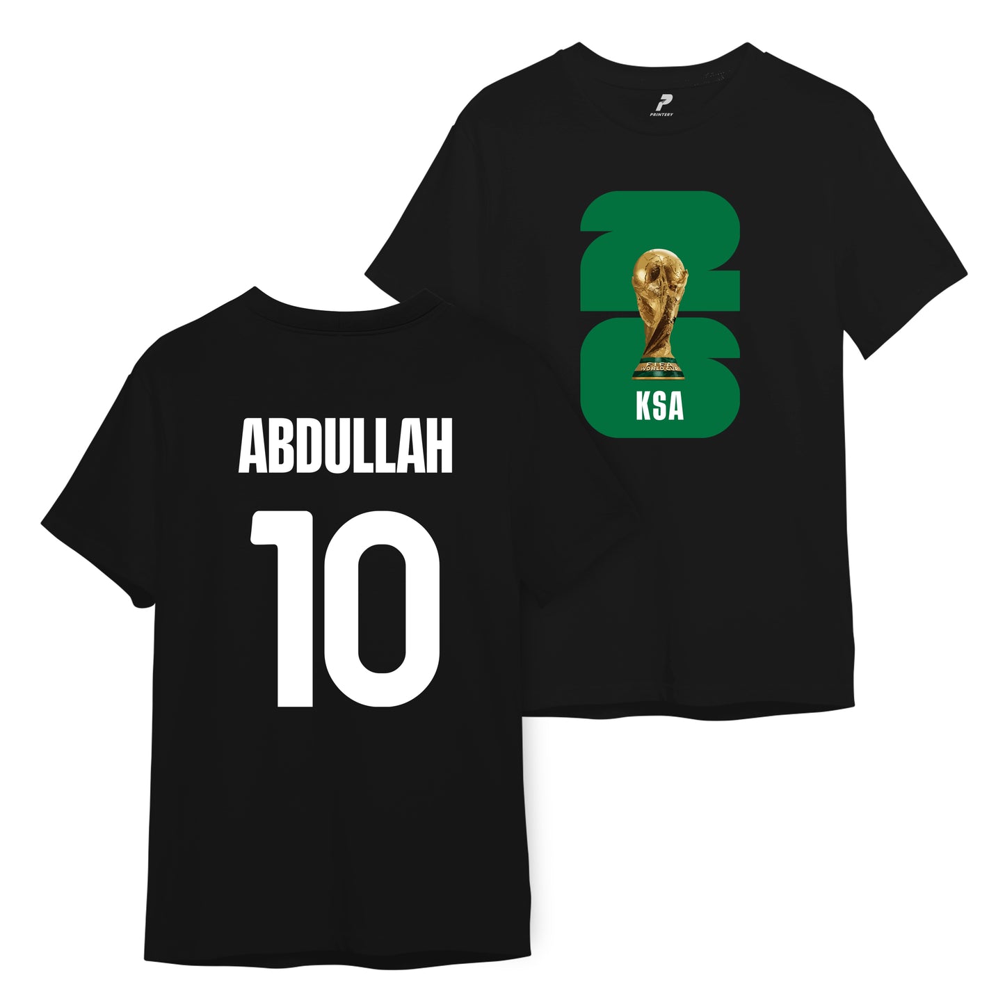 Saudi Arabia Customized T-Shirt WCD02
